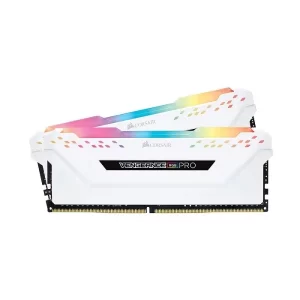 RAM CORSAIR VENGEANCE PRO RGB WHITE 16GB (2x8GB) DDR4 3200MHz - CMW16GX4M2E3200C16W